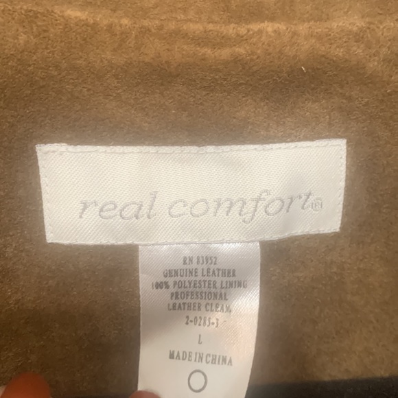 Women Large Suede Leather Jacket Vintage Western - Picture 2 of 5